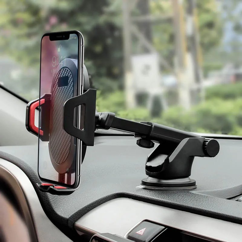 Sucker car phone holder mount stand gps telefon mobile cell support for iphone 13 12 11 pro max x 7 8 xiaomi huawei samsung