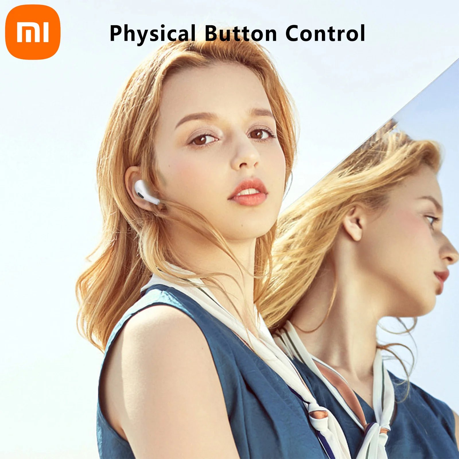 Xiaomi ap05 true wireless earphone buds5 hifi stereo sound bluetooth5. 3 headphone mijia sport earbuds with mic for android ios