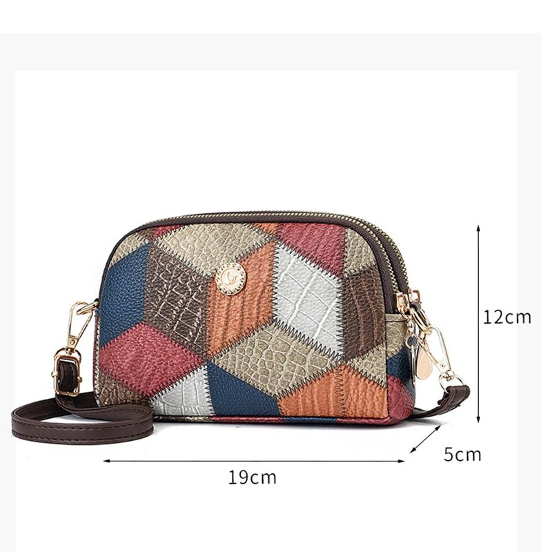 Crossbody shoulder bag high quality handbag summer new women's bag luxury design printed shell bag female messenger tote sac