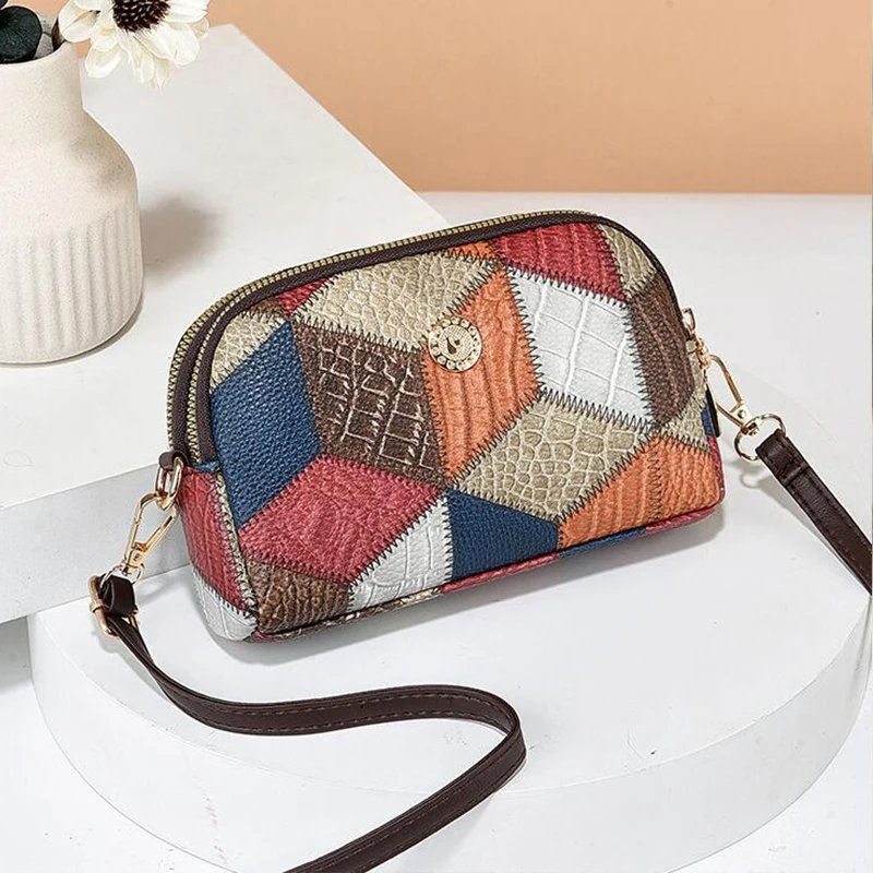 Crossbody shoulder bag high quality handbag summer new women's bag luxury design printed shell bag female messenger tote sac