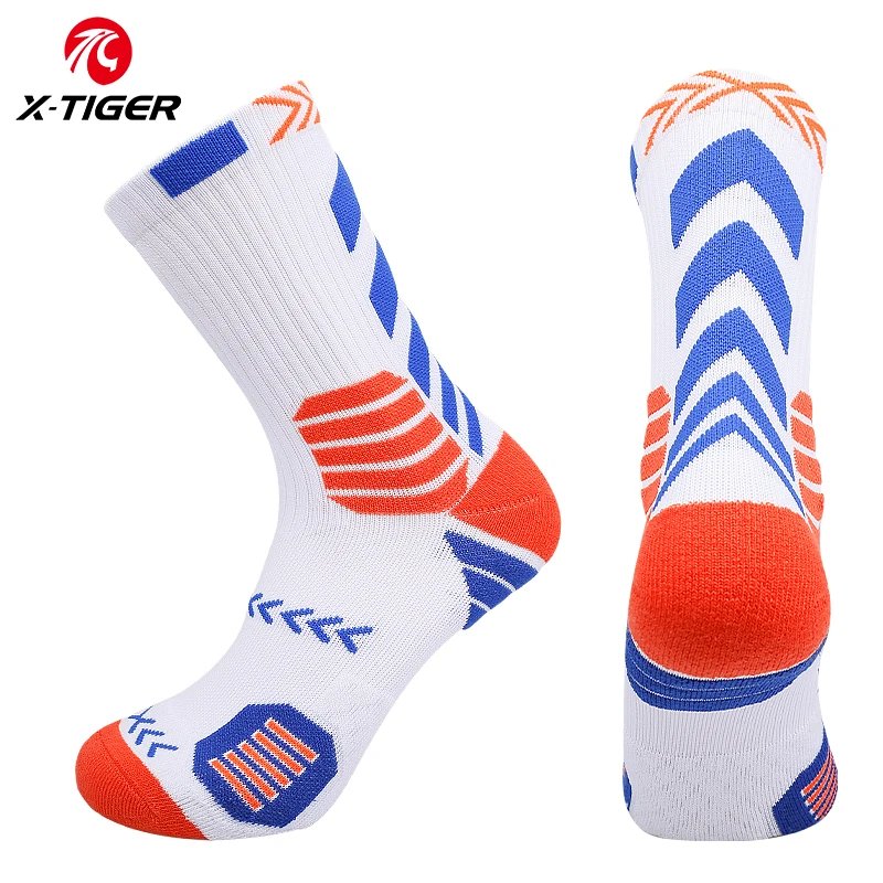 X-TIGER 3 Pairs Sports Socks Men Women Professional Cycling Socks Anti pilling Breathable Sport Running Camping Football Socks