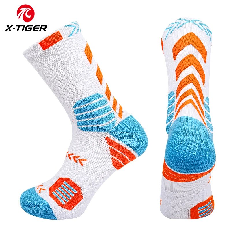 X-TIGER 3 Pairs Sports Socks Men Women Professional Cycling Socks Anti pilling Breathable Sport Running Camping Football Socks