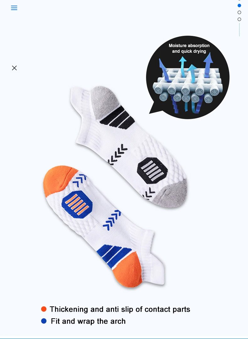 X-TIGER 3 Pairs Sports Socks Men Women Professional Cycling Socks Anti pilling Breathable Sport Running Camping Football Socks