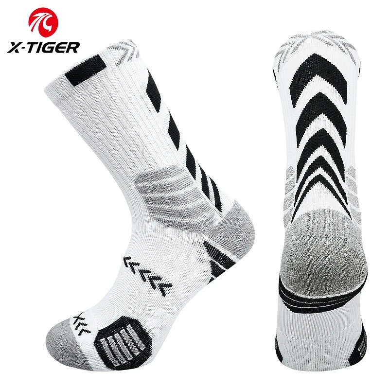 X-TIGER 3 Pairs Sports Socks Men Women Professional Cycling Socks Anti pilling Breathable Sport Running Camping Football Socks