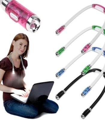 Book Reading Crocheting Light Adjustable 360° Angle Flexible Handsfree Led Neck Light Hug Reading Lamp Led Night Flashlight