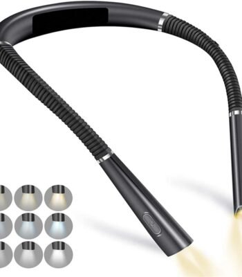 Illuminate Your Reading Experience with Our Portable USB Rechargeable LED Neck Light