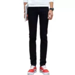 2026 Slim Fit Black Jeans for Men - Comfort Stretch Denim
