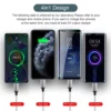 4-in-1 Fast Charge & Data Sync Multi Charger Cable for Android, iPhone & Type-C Devices