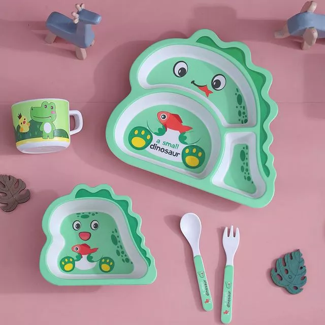 13171-027f08.webp Fiber Kids Plate and Utensils Set