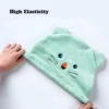 Adorable Animal-Themed Kids Hair Drying Towel Cap - Ultra-Soft Microfiber Quick Dry Turban
