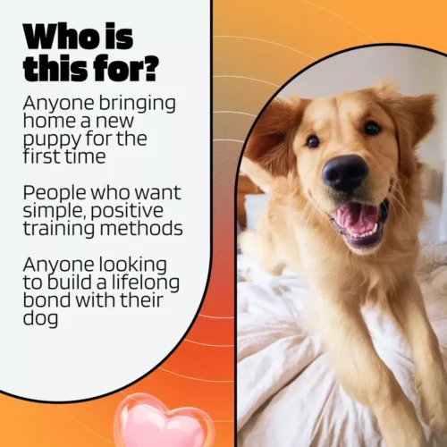 New Puppy Training Starter Guide | Printable Puppy Training eBook for Beginners | 4-Week Puppy Routine, House-Training, Commands, Socialization & More