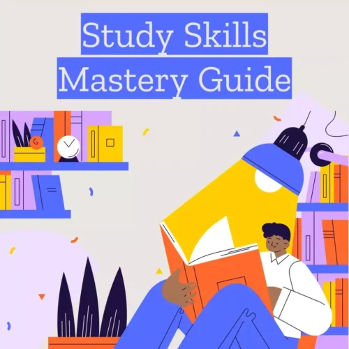 Study Skills Mastery Guide | Digital Study Guide, Learning Strategies eBook, Focus Tips, Study Methods, Memory Techniques, Study Checklist PDF