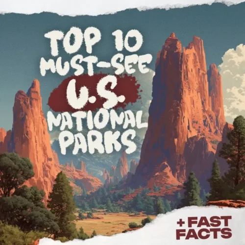 Top 10 Must-See U.S. National Parks + Fast Facts | Digital Travel Guide eBook for Nature Lovers, Hikers & Adventure Planners