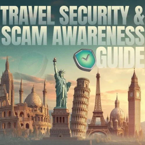 Travel Security & Scam Awareness Guide | Digital Safety Handbook for Tourists, Solo Travelers & Business Trips
