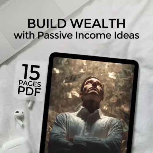 Build Wealth with Passive Income Ideas | Digital Download PDF eBook | Financial Freedom Roadmap | Side Hustle to Passive Income | Beginner-Friendly Instant Download | Money & Finance Planner & Checklist