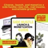 Side Hustle Launch & Monetization Guide – Low-Risk Startup Playbook with The MVP Strategy, Building a Simple Sales Funnel, Pricing, and First Customer Tactics