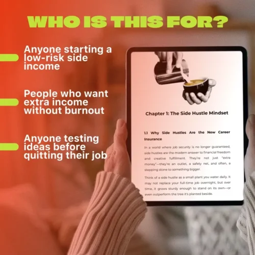 Side Hustle Launch & Monetization Guide – Low-Risk Startup Playbook with The MVP Strategy, Building a Simple Sales Funnel, Pricing, and First Customer Tactics