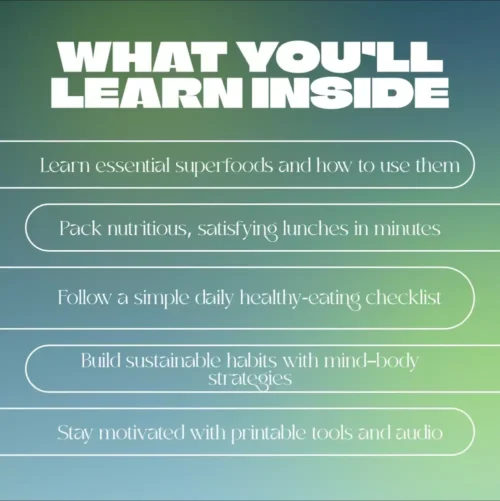 Fuel Your Life: The Ultimate Healthy Eating Starter Bundle | 4-in-1 Bundle Digital Download | Healthy Eating PDF + Audio