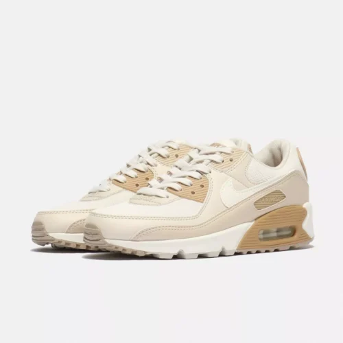 Nike Women's Beige Spring/Summer Slip-On Sneakers with Laces