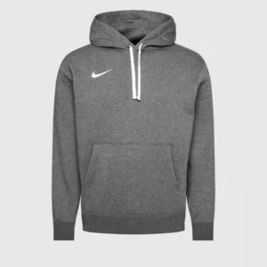Nike Men's Grey Hoodie Sweatshirt with Front Pockets