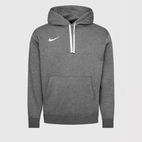 Nike Men's Grey Hoodie Sweatshirt with Front Pockets