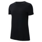 Women's Black Round Neck T-Shirt