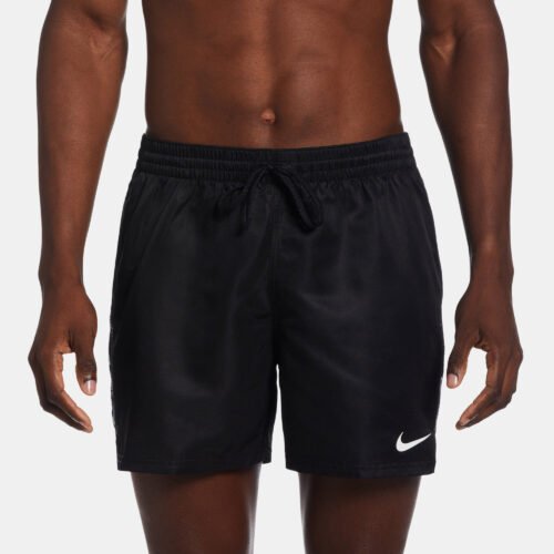 NIKE Swim Men's Black Drawstring Swim Trunks - Spring/Summer Essential