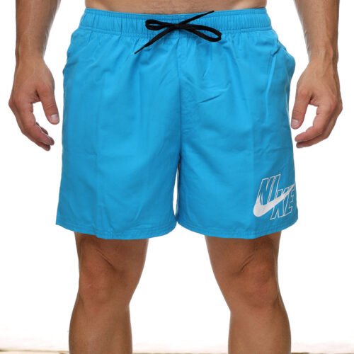 NIKE Swim Men's Light Blue Lace-Up Swim Trunks – Spring/Summer Essential