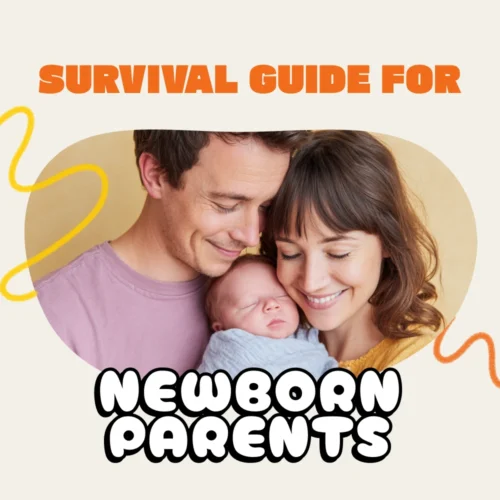 The First 72 Hours: A Survival Guide for Newborn Parents | Digital New Parent eBook | How to Survive the First 72 Hours with a Newborn | Printable Guide for Moms & Dads