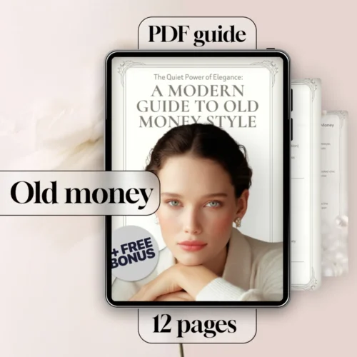 The Quiet Power of Elegance: A Modern Guide to Old Money Style | Timeless Fashion, Lifestyle & Wardrobe Essentials Digital Download