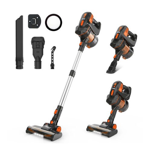 Powerful Cordless Vacuum Cleaner with Brushless Motor and Ultra Quiet Performance