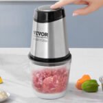 Electric Meat Grinder with Stainless Steel Blades & 2 Speeds for Baby Food