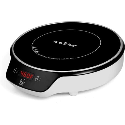 Portable 1500W Induction Cooktop with Digital Display and Touch Controls
