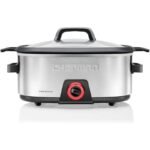 6-Quart Stainless Steel Slow Cooker