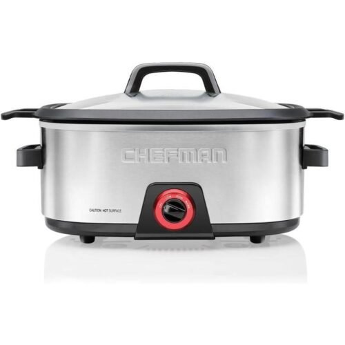 6-Quart Stainless Steel Slow Cooker