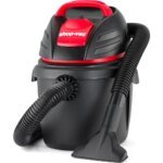 2.5 Gallon Wet Dry Vacuum, Wall Mounted, 2.5 HP Motor, Portable & Powerful