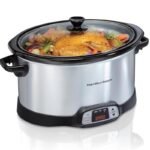 Programmable Slow Cooker with Countdown Timer & Dishwasher Safe Crock
