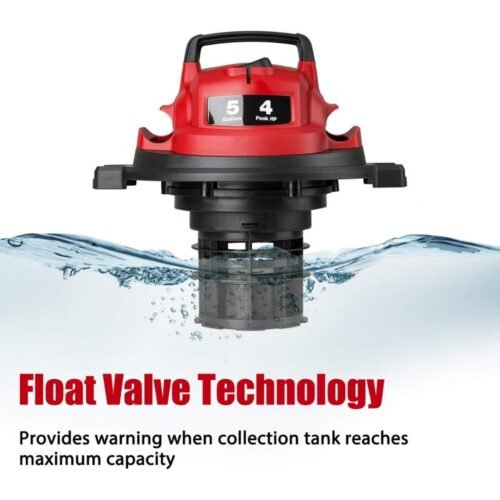 Powerful 5-Gallon Wet Dry Vacuum with Blower