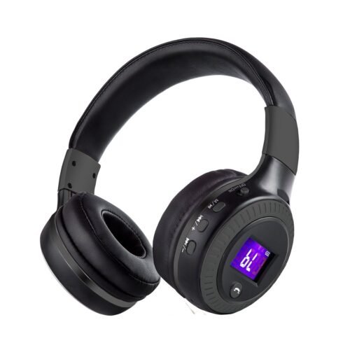 Wireless Bluetooth Over-Ear Headphones with Mic, HiFi Bass, Noise Reduction