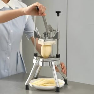 Heavy Duty Stainless Steel Vegetable Fruit Dicer & French Fry Cutter for Kitchen
