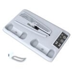 PS5 Slim Cooling Stand with Controller Charger and Headset Hook