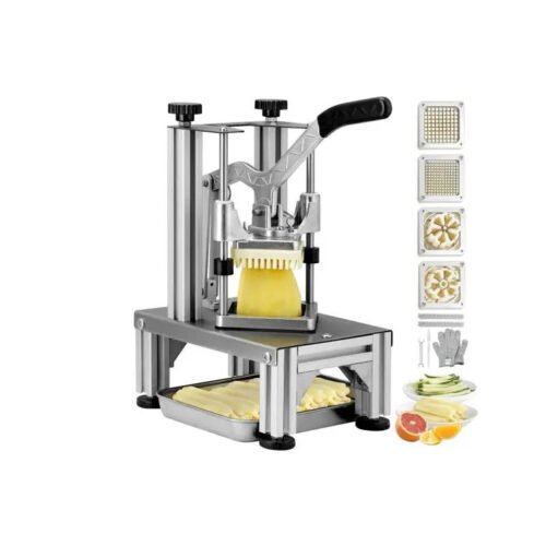 Commercial French Fry Cutter with 4 Replacement Blades