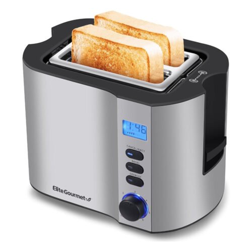Extra Wide Slot 2-Slice Toaster with Bagel, Defrost & Reheat Functions