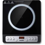 1800W Portable Induction Cooktop Burner with 8 Power Levels & 3-Hour Timer