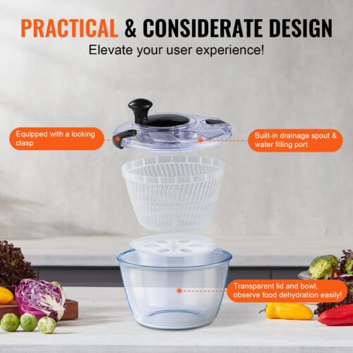 16466-4768c4.jpg Glass Salad Spinner with One-Handed Press for Easy Vegetable Drying