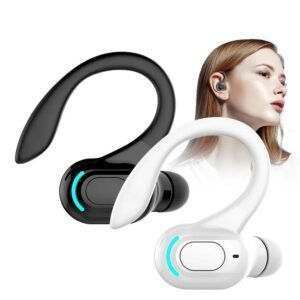 Wireless Bluetooth 5.2 In-Ear Headphones - Waterproof, Noise-Cancelling, 20-Hour Battery Life