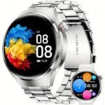 Outdoor Waterproof Smartwatch with Bluetooth Calling & Health Tracking