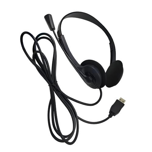 USB Wired Headphones with Mic
