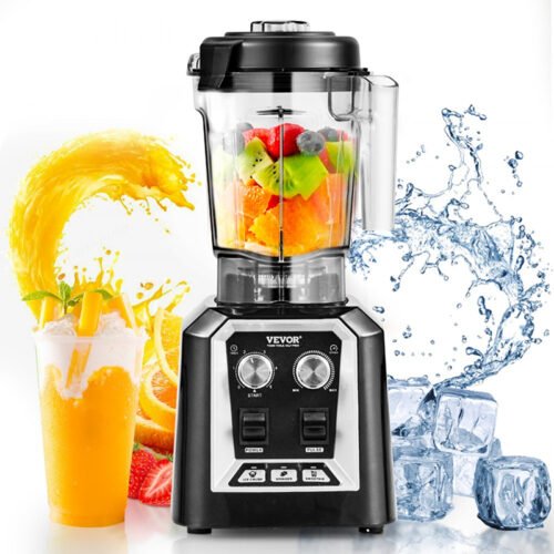 2L Professional Smoothie Blender with Stainless Steel Blades