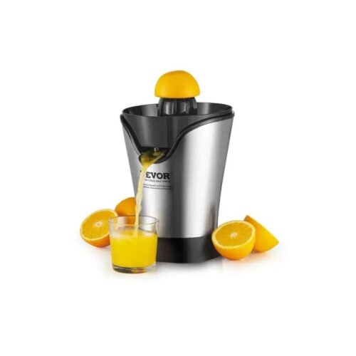 Electric Citrus Juicer with Stainless Steel Filter and One Juicing Cone